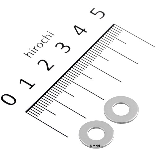 900045-S2 ポッシュ POSH 平ワッシャーセット M5 ステンレス 2個入り