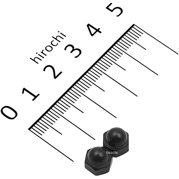 900065-K2 ポッシュ POSH フクロナット M5 黒 2個入り