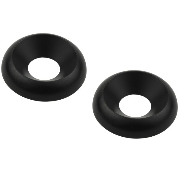 900108-K2 ポッシュ POSH ローゼットワッシャー M8皿ボルト用 2個入り 黒