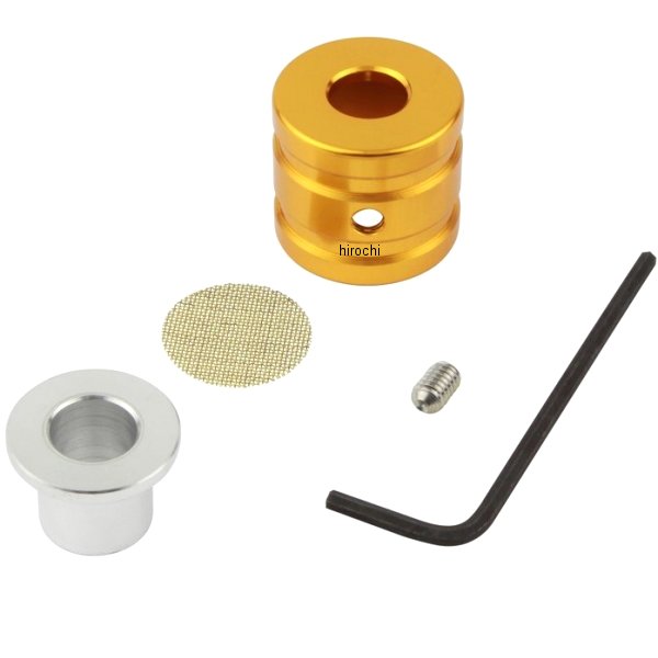 900118-04 ポッシュ POSH ブリーザーホースエンド 18mm ゴールド