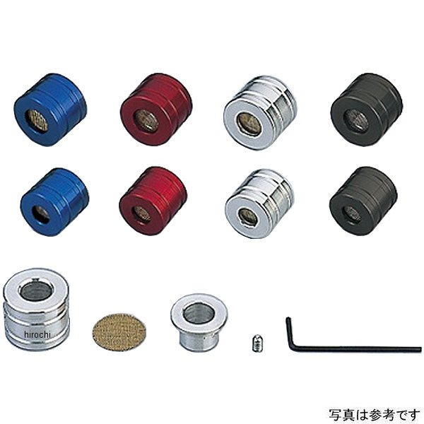 900122-03 ポッシュ POSH ブリーザーホースエンド 内径15mm 外径22mmホース用 シルバー