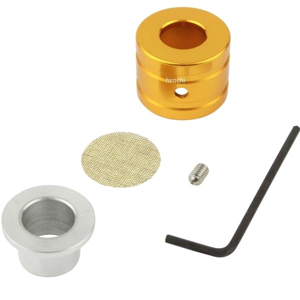 900122-04 ポッシュ POSH ブリーザーホースエンド 22mm ゴールド