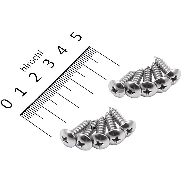 900416-S1 ポッシュ POSH タッピングビスセット 汎用 M4x16mm ステンレス 10本入り