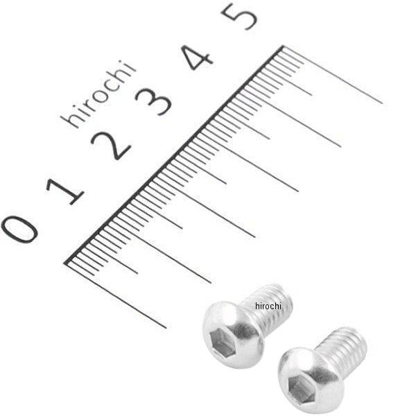 900610-B2 ポッシュ POSH ボタンキャップボルトセット 汎用 M6x10mm ステンレス 2本入り
