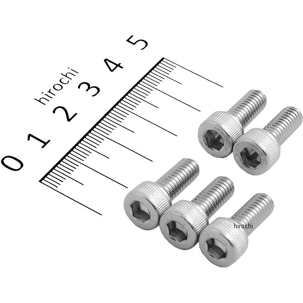 900615‐S1 ポッシュ POSH キャップボルトセット 汎用 M6x15mm ステンレス 5本入り