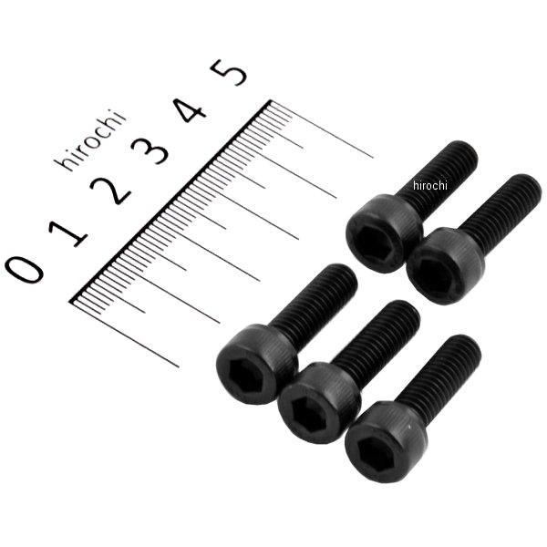 900620-K1 ポッシュ POSH キャップボルトセット 汎用 M6x20mm ステンレス 5本入り 黒