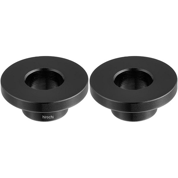 900806-06 ポッシュ POSH 内径変換アルミカラー M8-M6 黒 2個入り