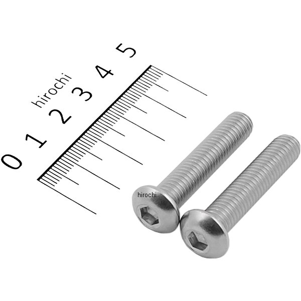 900840-B2 ポッシュ POSH ボタンキャップボルトセット 汎用 M8x40mm ステンレス 2本入り