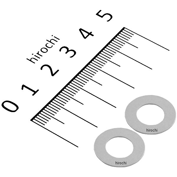 901838-02 ポッシュ POSH ステンレススペーサーシム 厚み0.3mm 2枚入り