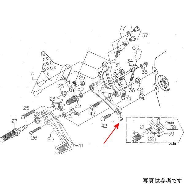 9022-K54-09 ビート BEET H/B RH ホルダー 98ZX-9R
