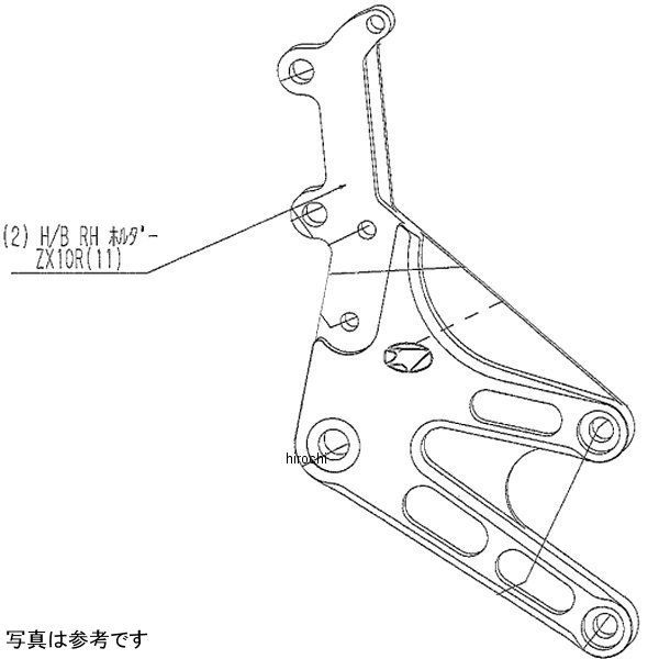 9022-KB3-09 ビート BEET H/B RH ホルダー 11ZX-10R