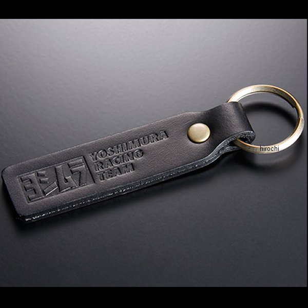 903-215-4200 ヨシムラ レザーキーホルダー 黒