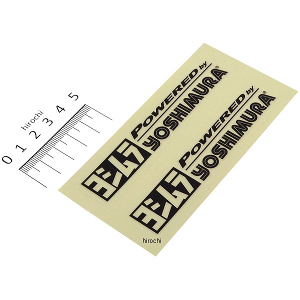 904-213-2100 ヨシムラ ステッカー 黒 100mm