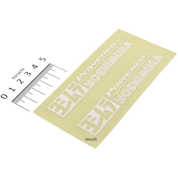 904-213-2200 ヨシムラ ステッカー 白 100mm