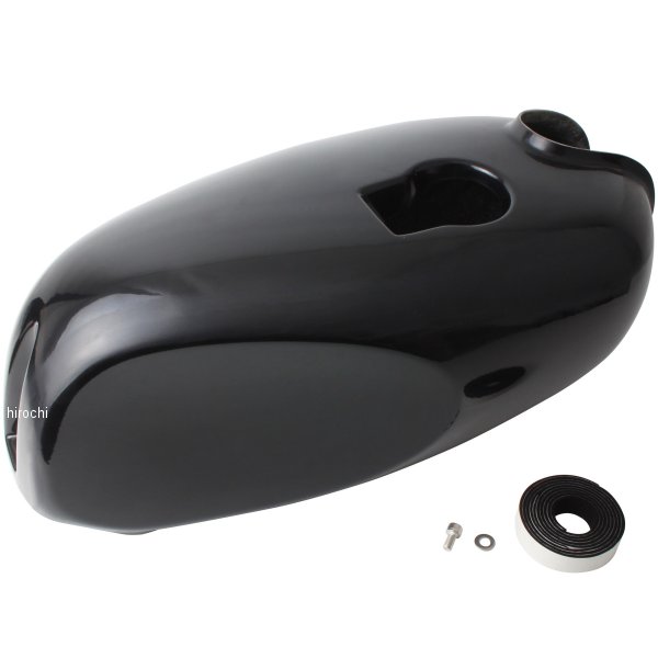 904101-20 ポッシュ POSH カフェ・スリータンクカバー 93年-00年 SR400/500 黒ゲルコート