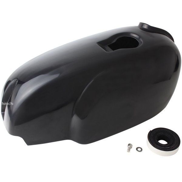 904109-20 ポッシュ POSH カフェ・ファイブタンクカバー 93年-00年 SR400/500 黒ゲルコート