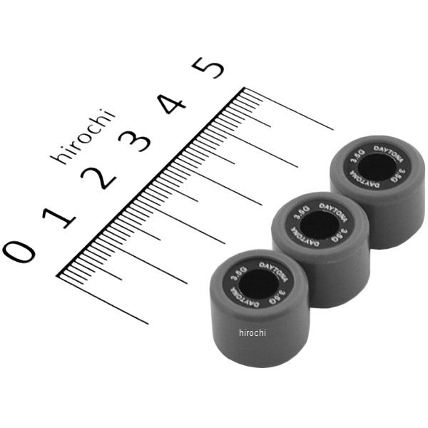 90448 デイトナ DWRウエイトローラー 15×12 3.5g×3個セット JOG ZR、ビーノ、スーパーJOG-ZR