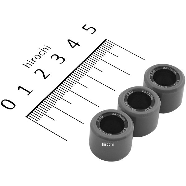 90453 デイトナ DWRウエイトローラー 15×12 6.0g×3個セット JOG ZR、ビーノ、スーパーJOG-ZR