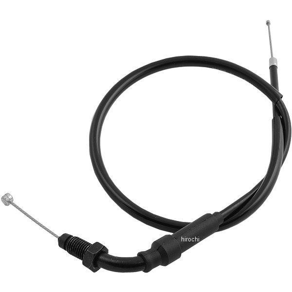 905-1083000 キタコ ステンレススロットルケーブル ノーマル長 黒 モンキー/ゴリラ