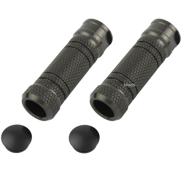 906010-11 ポッシュ POSH アルミマシンドステップバー ローレット ストレート M8貫通穴 チタン