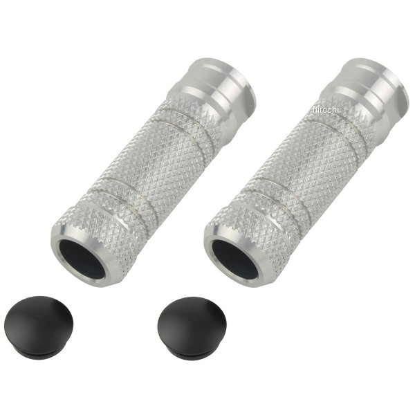 906012-03 ポッシュ POSH アルミマシンドステップバー ローレット エグリ M8貫通穴 シルバー