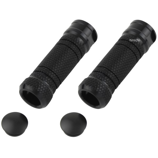 906012-06 ポッシュ POSH アルミマシンドステップバー ローレット エグリ M8貫通穴 黒