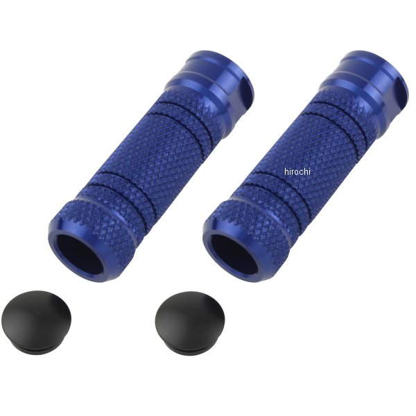 906013-01 ポッシュ POSH アルミマシンドステップバー ローレット エグリ M8タップ 青