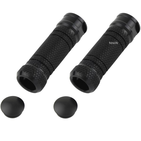 906013-06 ポッシュ POSH アルミマシンドステップバー ローレット エグリ M8タップ 黒