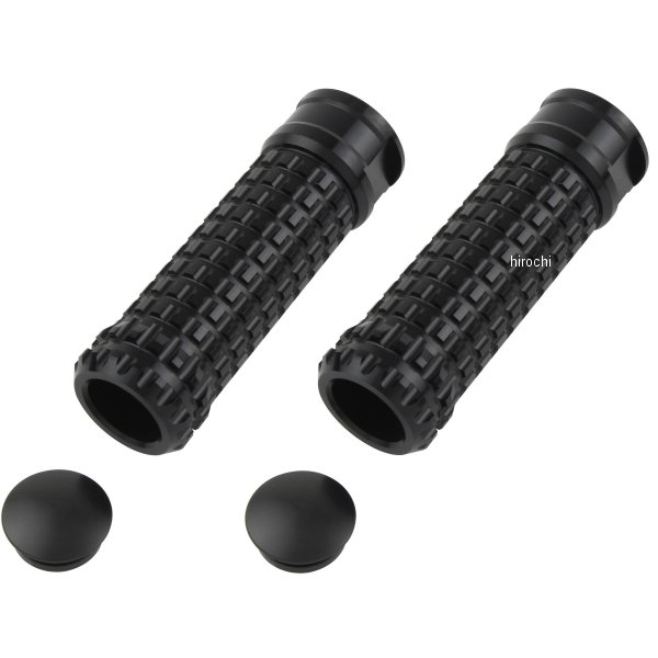 906014-06 ポッシュ POSH アルミマシンドステップバー モールド ストレート M8貫通穴 黒