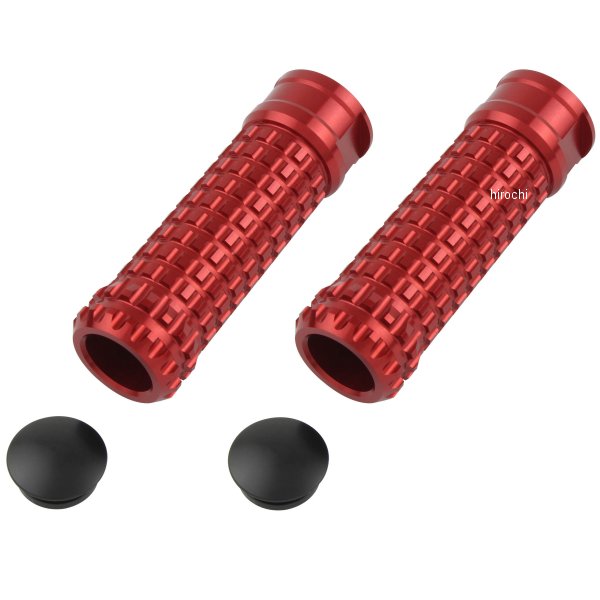 906017-02 ポッシュ POSH アルミマシンドステップバー モールド エグリ M8タップ 赤