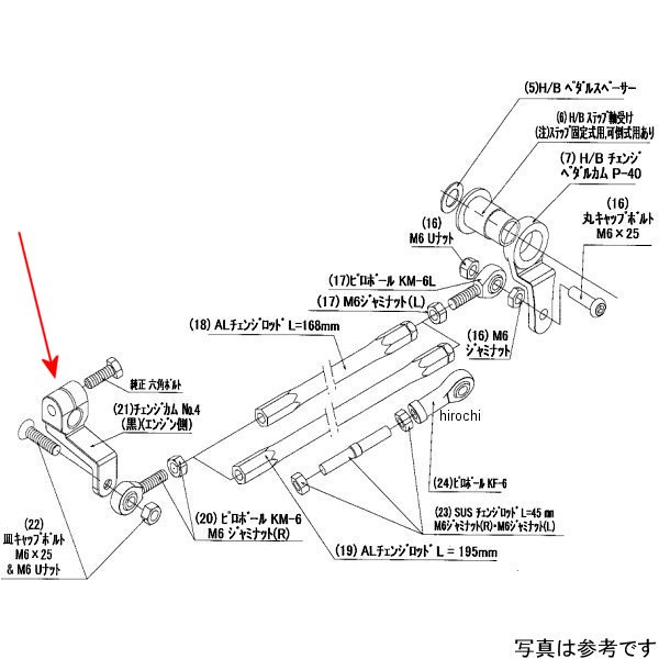9065-004-50 ビート BEET チェンジカム No4(BK/ザグリナシ)