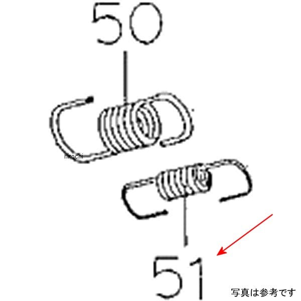 9071-008-00 ビート BEET ストップランプスプリング No8