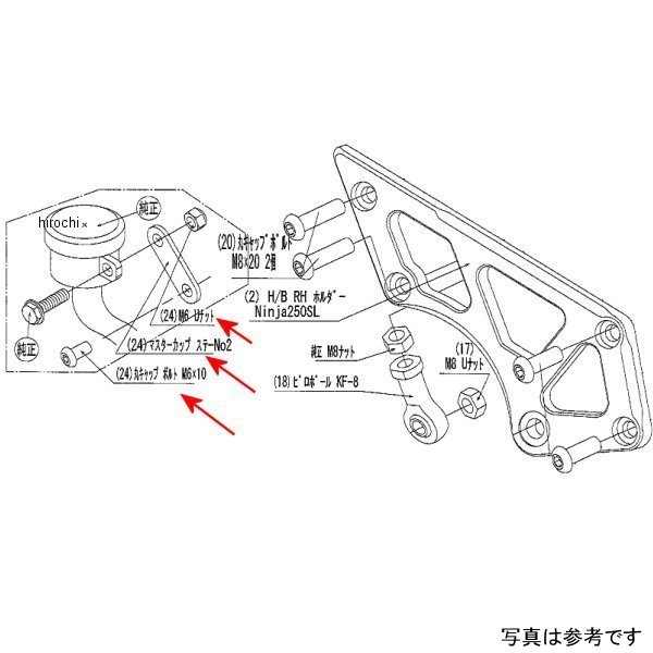 9076-KD2-00 ビート BEET マスターカップOSステーセット Nin250SL