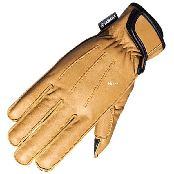 90792G074L00 ヤマハ純正 ワイズギア YAG66 ウォッシャブルレザーウインターグローブ キャメル L