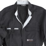 90792M007B00 ヤマハ純正 ワイズギア OM-710 アクトフィットメカニックスーツ 黒 BLサイズ