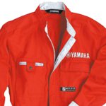 90792M026X00 ヤマハ純正 ワイズギア WY-207 アクトフィットメカニックスーツ 赤 LLサイズ