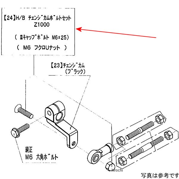 9089-K66-00 ビート BEET チェンジカムボルトSET Z1000