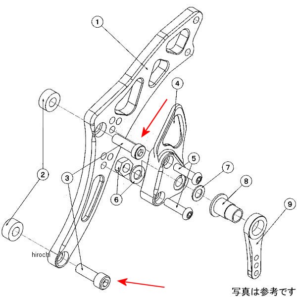 9096-K71-30 ビート BEET LH Mホルダー取り付けBTセット ZEP750