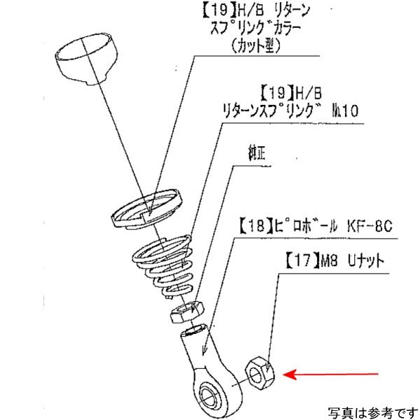 9099-K33-20 ビート BEET RH ペダルボルトSET ZEP1100