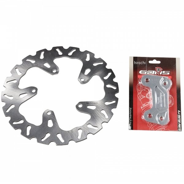 910108 NBS バイクパーツセンター ウェーブディスクプレート キャリパーサポートセット マジェスティ125(5CA)