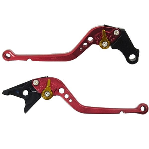 910147 NBS バイクパーツセンター レバーセット カスタム ホンダ車用 赤