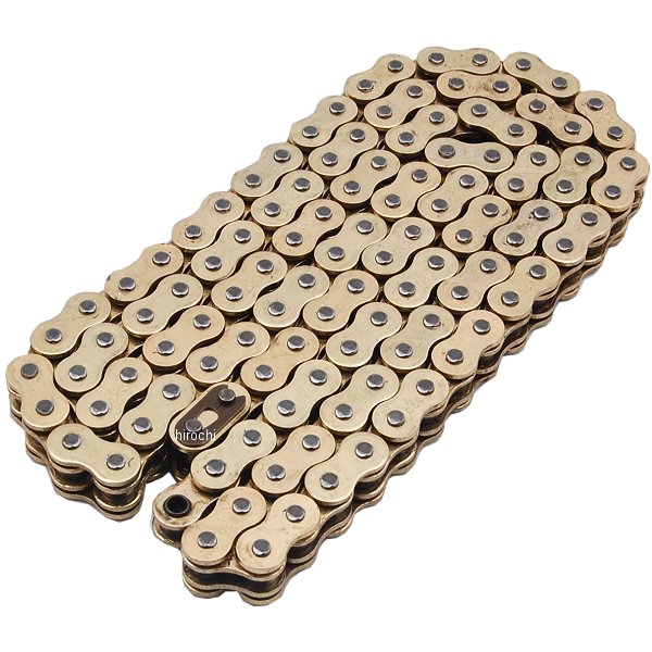 911212 NBS バイクパーツセンター ゴールドチェーン 520 シールタイプ 114L クリップ