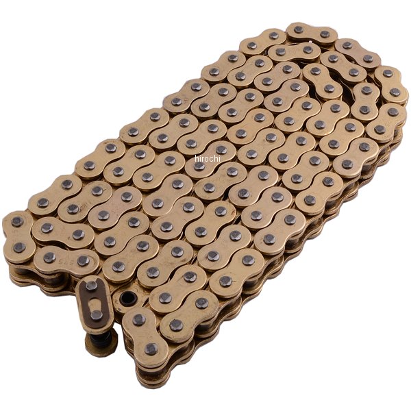 911311 NBS バイクパーツセンター ゴールドチェーン 525 シールタイプ 108L クリップ