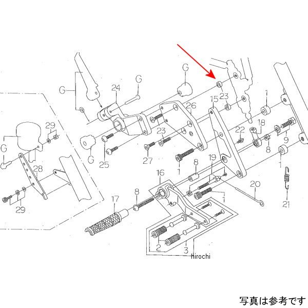 9103-K39-00 ビート BEET マスターシリンダーボルトASSY ZRX400/2