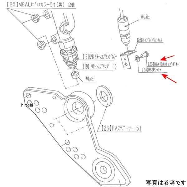 9106-KD7-00 ビート BEET ストップランプステーボルトSET 14Nin650