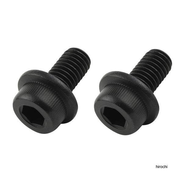 ポッシュ POSHフランジキャップボルト ステンレス/ブラック 2本入 M8X15mm P-1.25