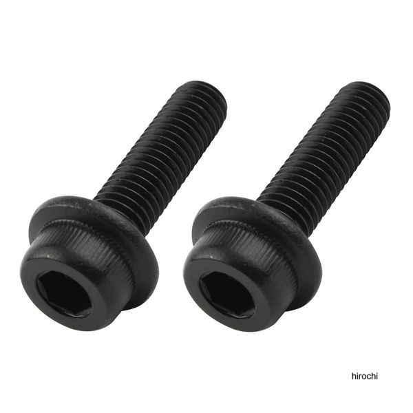 ポッシュ POSHフランジキャップボルト ステンレス/ブラック 2本入 M8X30mm P-1.25