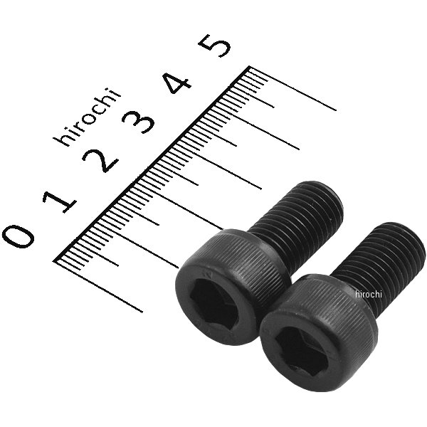 911020-K2 ポッシュ POSH ステンレスブラックキャップボルト M10X20 P1.25 黒 2個入り