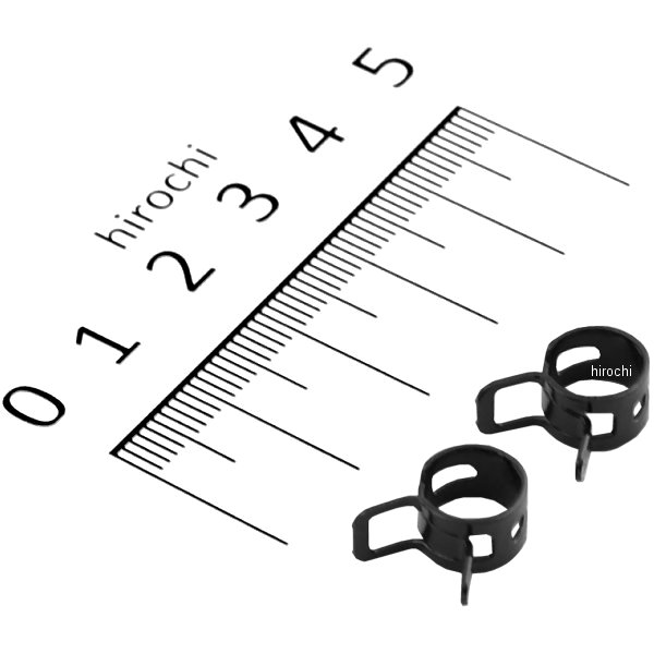 91240 デイトナ ワイドホースクリップ 8mm (2個入り)