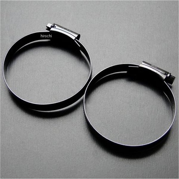 9131 ビーアールシー BRC FRPフロントフェンダー取付用バンド 2個 Z400FX、Z400GP、GPZ400F 黒